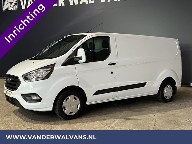 Ford TRANSIT CUSTOM 2.0 TDCI L2H1 Inrichting Euro6 Airco | Navigatie | Camera | LED | Cruisecontrol | Android Auto Parkeersensoren, Verwarmde voorruit, Stoelverwarming, Bijrijdersbank, 2800kg trekvermogen
