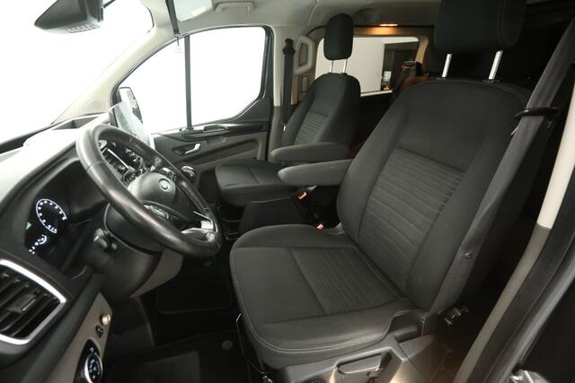 Ford TRANSIT CUSTOM 320 2.0 TDCI L2H1 Dubbele Cabine 5 Persoons 2xSchuifdeur Airco Cruise Navigatie PDC Imperiaal Trekhaak