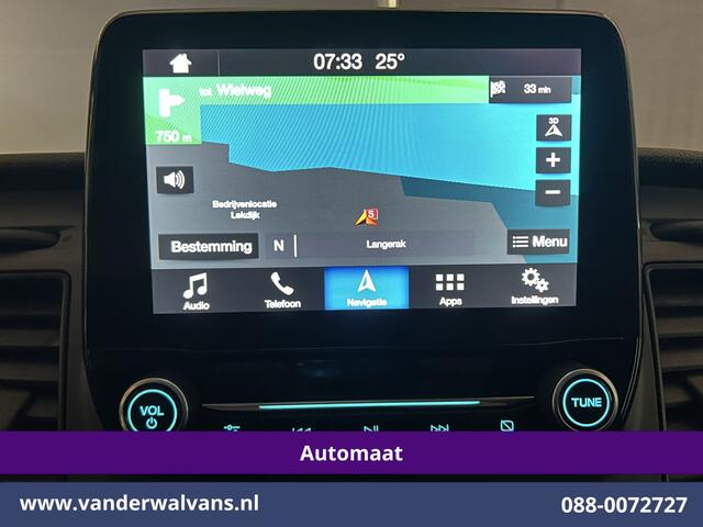 Ford TRANSIT CUSTOM 2.0 TDCI 131pk Automaat L1H1 Euro6 Airco | Camera | Navigatie | LED | Apple Carplay | Android Auto Cruisecontrol, Stoelverwarming, Trekhaak, Parkeersensoren, Achterklep
