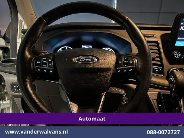 Ford TRANSIT CUSTOM 2.0 TDCI 131pk Automaat L1H1 Euro6 Airco | Camera | Navigatie | LED | Apple Carplay | Android Auto Cruisecontrol, Stoelverwarming, Trekhaak, Parkeersensoren, Achterklep