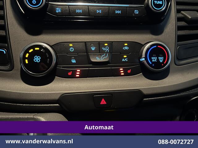 Ford TRANSIT CUSTOM 2.0 TDCI 131pk Automaat L1H1 Euro6 Airco | Camera | Navigatie | LED | Apple Carplay | Android Auto Cruisecontrol, Stoelverwarming, Trekhaak, Parkeersensoren, Achterklep