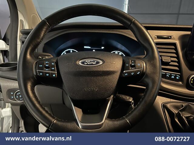 Ford TRANSIT CUSTOM 2.0 TDCI L2H1 Euro6 Airco | Camera | Navigatie | LED | Cruisecontrol | Stoelverwarming Verwarmde voorruit, Parkeersensoren, Bijrijdersbank, 2800kg trekvermogen