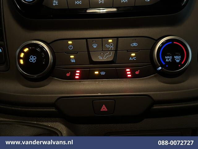Ford TRANSIT CUSTOM 2.0 TDCI 130pk L2H1 Euro6 Airco | Multimedia scherm | 2800kg Trekhaak | Stoelverwarming | Cruisecontrol | Parkeersensoren, bijrijdersbank, verwarmde voorruit