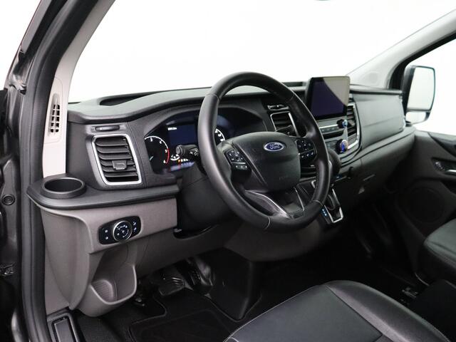 Ford TRANSIT CUSTOM 2.0TDCI 170PK Automaat Lang Sport | Led-Xenon | Leder | Adaptieve Cruise | 2xSchuifdeur | Trekhaak