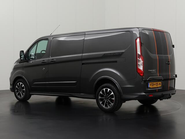 Ford TRANSIT CUSTOM 2.0TDCI 170PK Automaat Lang Sport | Led-Xenon | Leder | Adaptieve Cruise | 2xSchuifdeur | Trekhaak