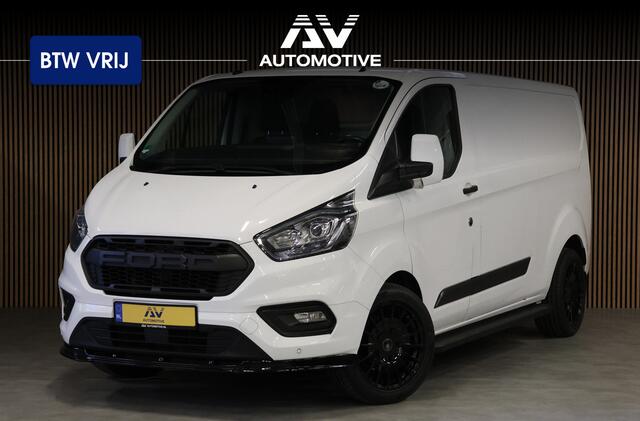 Ford TRANSIT CUSTOM 320 2.0 TDCI 190 PK L2H1 | Raptor Edition | BTW / BPM Vrij | Marge | Camera | CarPlay | Trekhaak | 3-Zitter | DAB | Cruise control | PDC V+A | LED | Nieuwe APK | Dealer onderhouden