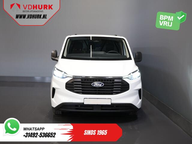Ford TRANSIT CUSTOM 320 2.0 TDCI 136 pk L2 Trend BPM VRIJ! LED/ Standkachel/ Stoelverw/ 2.7t. Trekverm./ Carplay/ Camera/ Climate/ PDC/ Cruise