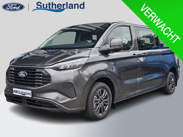 Ford TRANSIT CUSTOM 340 2.5 PHEV L2H1 Limited 233pk | Kombi | Incl. BTW/BPM | Dubbele zijschuifdeur | Privacy Glass | Inklapbare trekhaak | 17 inch lichtmetalen velgen | Driver Assistance Pack Premium | Verwarmbaar stuurwiel