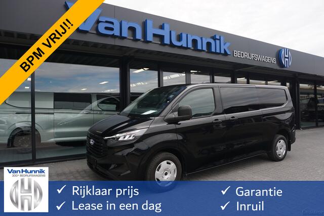 Ford TRANSIT CUSTOM 320L 136PK Trend DC AUT BPM VRIJ!! 13" Sync4 Navi, ACC, Camera, 2x Schuifdeur!! NR. A76