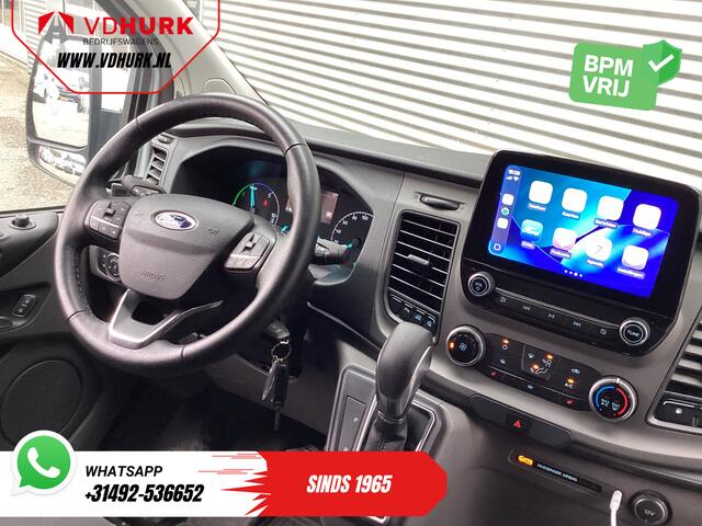 Ford TRANSIT CUSTOM 340 130 pk PHEV Trend BPM VRIJ! Plug-In/ Inrichting/ Carplay/ Stoelverw./ Cruise/ Camera/ PDC/ Airco Klaar voor publicatie 08-10