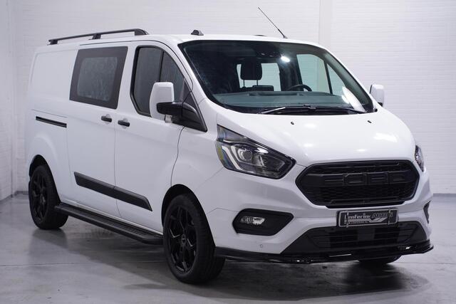 Ford TRANSIT CUSTOM 2.0 TDCi 130 pk Dubbel Cabine Edition Navi Camera, RAPTOR Grille, 18" LMV, Treeplanken, Spoiler Pack, 6-Zits