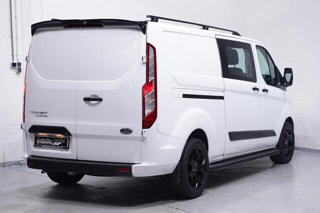 Ford TRANSIT CUSTOM 2.0 TDCi 130 pk Dubbel Cabine Edition Navi Camera, RAPTOR Grille, 18" LMV, Treeplanken, Spoiler Pack, 6-Zits