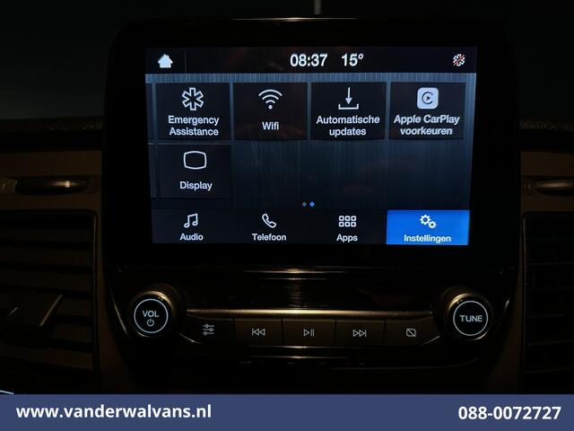 Ford TRANSIT CUSTOM 2.0 TDCI 131pk L2H1 Euro6 Airco | LED | Apple Carplay | Cruisecontrol | 2800kg Trekhaak Parkeersensoren, Stoelverwarming, Verwarmde voorruit, Bijrijdersbank