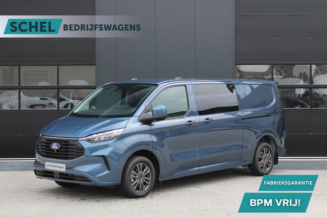 Ford TRANSIT CUSTOM 320 2.0 TDCI L2H1 Limited DC 170pk - Adaptive Cruise - Blind Spot - Navigatie - LED - Stoelverwarming - Rijklaar