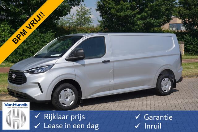 Ford TRANSIT CUSTOM 300L 136PK Trend BPM VRIJ!! 13" Sync Apple CP/Android A, Cam, LED!! NR. J429*