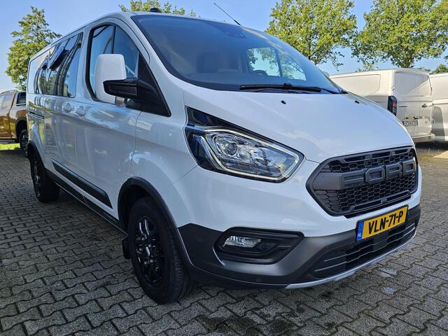 Ford TRANSIT CUSTOM 300 2.0 TDCI L2H1 Trail | Glasslook panelen | Raptor grille | Camera | Trekhaak | Leder | Voorruitverwarming | Airco | Cruise control etc.
