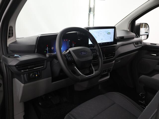 Ford TRANSIT CUSTOM e-Transit 340 | L2 H1 | LIMITED | 65 kWh | 218 PK | 328 KM WLTP | ADAPTIVE CRUISE | LED | STOELVERWARMING | PARKEERPAKKET | NAVIGATIE | 2-ZITS | LAADRUIMTE PAKKET | SNEL LADEN | CARPLAY / ANDROID AUTO | 2300 KG AHW