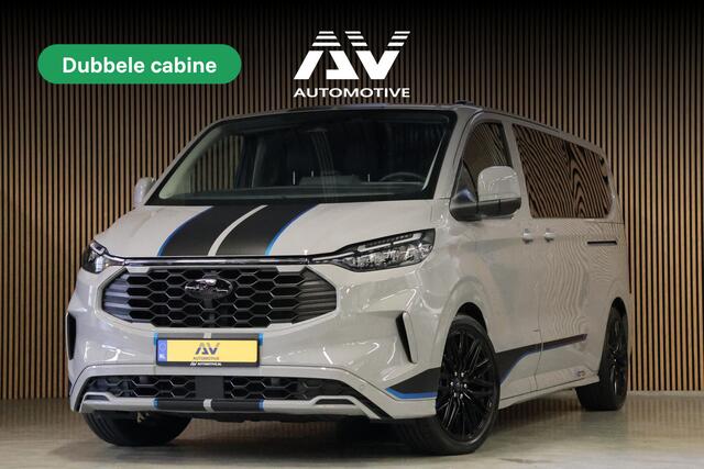 Ford TRANSIT CUSTOM 300 2.0 TDCI L2H1 Sport 170 PK DC | L+R Schuifdeur | Dubbel Cabine | 360 Camera | ACC | Blind Spot | Navigatie | Camera | CarPlay | Lane Assist | | Raptor Edition | Elek. Trekhaak | 5-Zitter | BPM VRIJ | Verlengde fabrieksgarantie tot 12-2029 | Dubbel Cab
