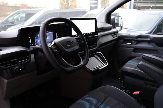 Ford TRANSIT CUSTOM 300 2.0 TDCI L2H1 Sport 170 PK DC | L+R Schuifdeur | Dubbel Cabine | 360 Camera | ACC | Blind Spot | Navigatie | Camera | CarPlay | Lane Assist | | Raptor Edition | Elek. Trekhaak | 5-Zitter | BPM VRIJ | Verlengde fabrieksgarantie tot 12-2029 | Dubbel Cab