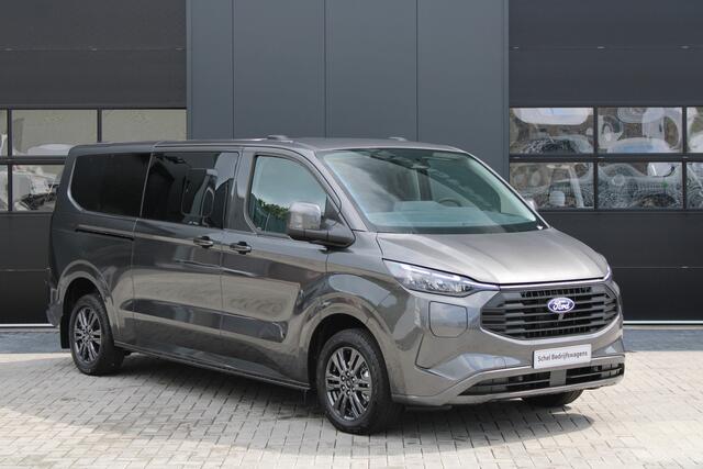 Ford TRANSIT CUSTOM 320 2.5 PHEV L2H1 Limited 232pk 8 Zits - 2x Schuif - Adaptive Cruise - Klimaat achterin - Keyless - Stoel/Stuurverwarming - Excl BTW - Rijklaar