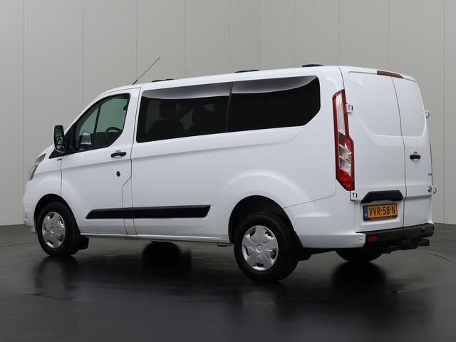 Ford TRANSIT CUSTOM 2.0TDCI 130PK Dubbele Cabine | Navigatie | Camera | 6-Peroons | Trekhaak | Dakdragers
