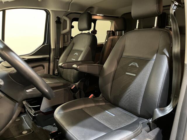 Ford TRANSIT CUSTOM 320 2.0 TDCI L2H1 Active 170 PK Automaat DC Dubbel Cabine / Euro 6 / 2X Schuifdeur / Airco / Cruise Control / Camera / CarPlay / Navigatie / Trekhaak / 52.500 KM !!