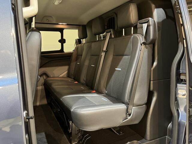 Ford TRANSIT CUSTOM 320 2.0 TDCI L2H1 Active 170 PK Automaat DC Dubbel Cabine / Euro 6 / 2X Schuifdeur / Airco / Cruise Control / Camera / CarPlay / Navigatie / Trekhaak / 52.500 KM !!