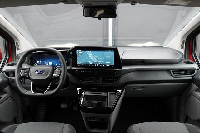 Ford TRANSIT CUSTOM L2H1 Dubbel Cabine 2.0Tdci 170Pk Aut. | Limited | 360° Camera | 2x Schuifdeur | Spoilerpack | 19" | Artisan Red