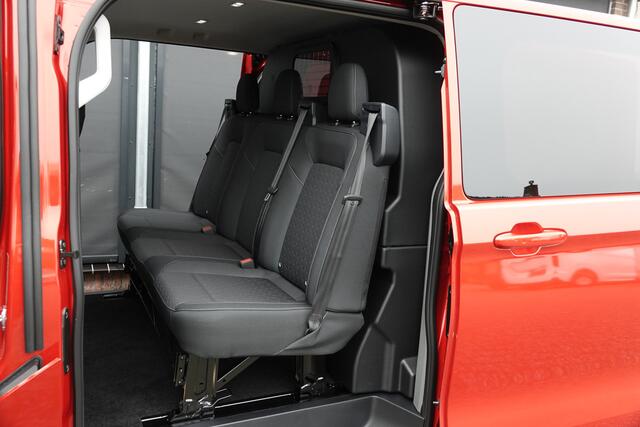 Ford TRANSIT CUSTOM L2H1 Dubbel Cabine 2.0Tdci 170Pk Aut. | Limited | 360° Camera | 2x Schuifdeur | Spoilerpack | 19" | Artisan Red