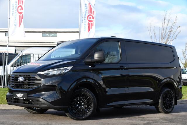 Ford TRANSIT CUSTOM 300 2.0 TDCI L1H1 Black Edition Virtual, Adaptieve Cruise, Carplay, Camera, Leder, LED, NAVI, Automaat, Uniek!