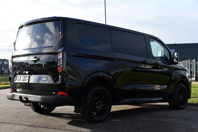 Ford TRANSIT CUSTOM 300 2.0 TDCI L1H1 Black Edition Virtual, Adaptieve Cruise, Carplay, Camera, Leder, LED, NAVI, Automaat, Uniek!