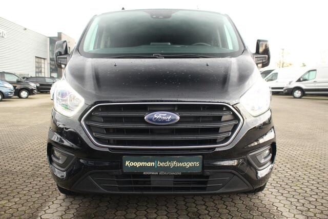Ford TRANSIT CUSTOM 320 2.0TDCI 170pk L2H1 Limited DC | Automaat | L+R Zijdeur | Trekhaak | Camera | Carplay/Android | | Lease 537,- p/m