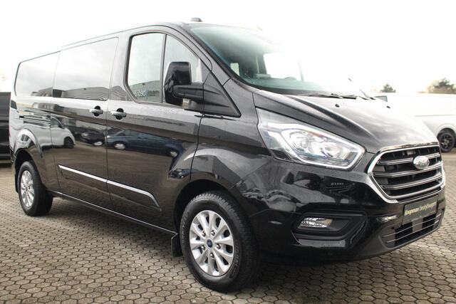 Ford TRANSIT CUSTOM 320 2.0TDCI 170pk L2H1 Limited DC | Automaat | L+R Zijdeur | Trekhaak | Camera | Carplay/Android | | Lease 537,- p/m
