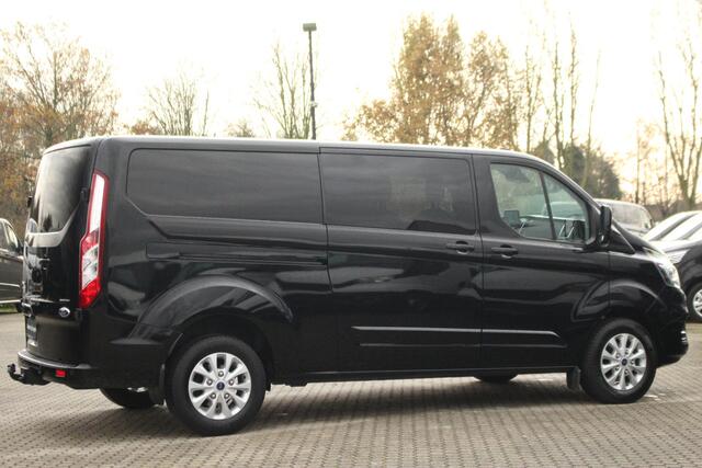 Ford TRANSIT CUSTOM 320 2.0TDCI 170pk L2H1 Limited DC | Automaat | L+R Zijdeur | Trekhaak | Camera | Carplay/Android | | Lease 537,- p/m
