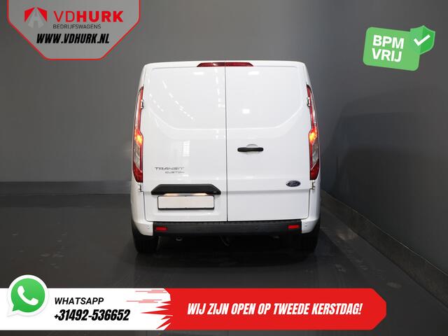 Ford TRANSIT CUSTOM 1.0 130 pk Aut. PHEV BPM VRIJ! Carplay/ Stoelverw./ Sortimo/ Sidebars/ Camera/ PDC/ Cruise/ Airco