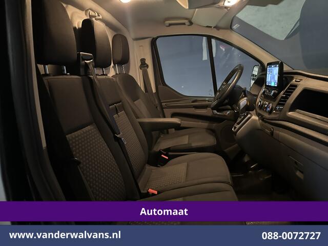 Ford TRANSIT CUSTOM 2.0 TDCI 130pk Automaat L2H1 Euro6 Airco | Apple Carplay | Android Auto | LED | Cruisecontrol Parkeersensoren, Verwarmde voorruit, Bijrijdersbank