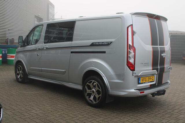 Ford TRANSIT CUSTOM Dubbele Cabine 320 2.0 TDCI L2H1 Sport | Trekhaak | Camera | Winterpack | 18 INCH Lichtmetalen Velgen | Climate Control | Adaptieve Cruise Control
