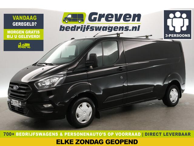 Ford TRANSIT CUSTOM 2.0 Ecoblue L2H1 | Airco | Cruise | 3-Zits | Trekh. | Camera | Carplay | Stoelverw. | Parkeersens.