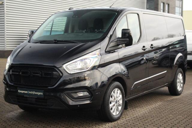 Ford TRANSIT CUSTOM 300 2.0TDCI 170pk L2H1 Limited | Automaat | L+R Zijdeur | Camera | Trekhaak | Carplay/Android | Cruise | Lease 414,- p/m