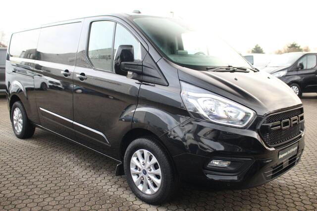Ford TRANSIT CUSTOM 300 2.0TDCI 170pk L2H1 Limited | Automaat | L+R Zijdeur | Camera | Trekhaak | Carplay/Android | Cruise | Lease 414,- p/m