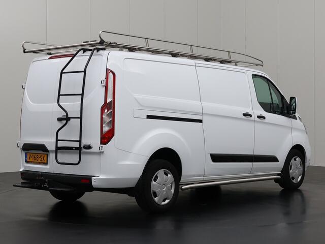 Ford TRANSIT CUSTOM 2.0TDCI Lang Imperiaal | Trekhaak | Airco | Cruise | 3-Persoons | Betimmering