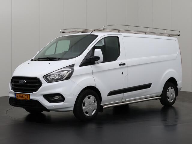 Ford TRANSIT CUSTOM 2.0TDCI Lang Imperiaal | Trekhaak | Airco | Cruise | 3-Persoons | Betimmering