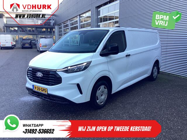Ford TRANSIT CUSTOM 2.0 TDCI 150 pk L2 Trend BPM VRIJ! LED/ CarPlay/ Stoelverw./ Camera/ Climate/ Virtual Cockpit/ PDC/ Cruise/ DAB