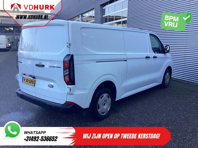 Ford TRANSIT CUSTOM 2.0 TDCI 150 pk L2 Trend BPM VRIJ! LED/ CarPlay/ Stoelverw./ Camera/ Climate/ Virtual Cockpit/ PDC/ Cruise/ DAB