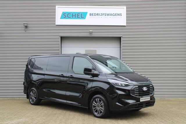 Ford TRANSIT CUSTOM 320 2.0 TDCI L2H1 Limited 170pk - 1+1 Stoelopstelling - 2x Schuifdeur - Adaptive Cruise - Verwarmd stuur - Blind spot - Navigatie - Camera - Draadloos laden - Rijklaar