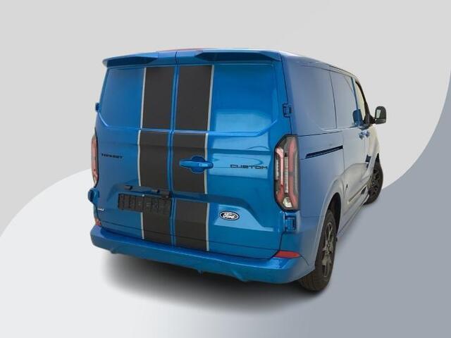 Ford TRANSIT CUSTOM 320 2.5 PHEV L1H1 Sport 233pk | Adaptieve cruise | BLIS | Dubbele Schuifdeuren elektrisch bedienbaar | Stoelverwarming | All Weather Banden | 360 Camera | Verlengde Fabrieksgarantie tot 10-2029