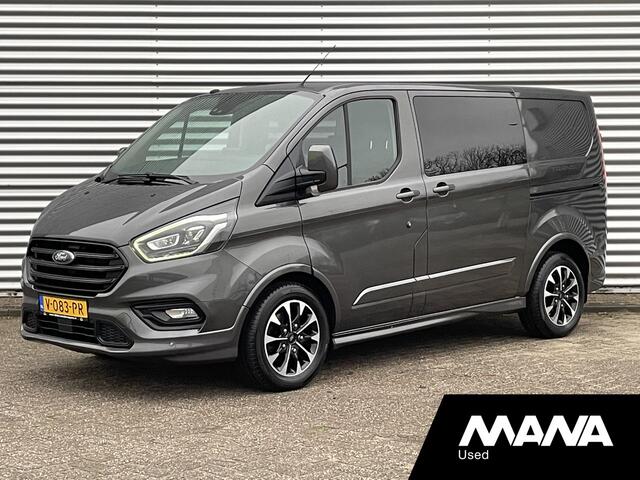 Ford TRANSIT CUSTOM 310 2.0 TDCI L1H1 Sport DC Automaat LM velgen Airco Cruise Trekhaak