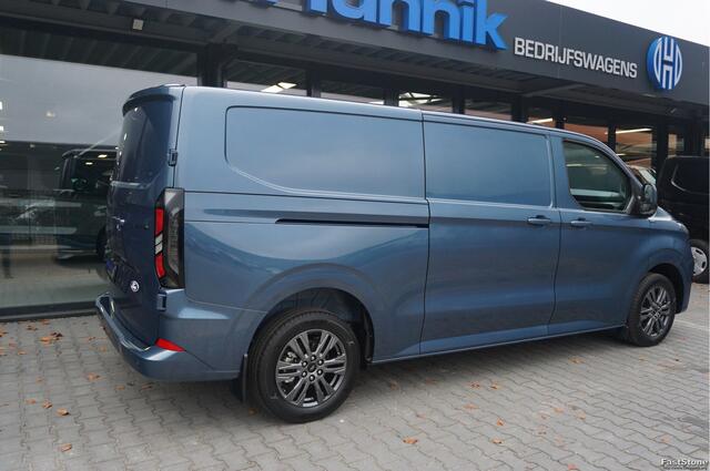 Ford TRANSIT CUSTOM 320L 170PK Limited AUT BPM VRIJ!! Navi, Cam, Adap. Cruise, 17" LM, LED 2x Schuifdeur!! NR. W01*