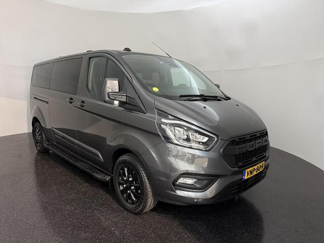Ford TRANSIT CUSTOM 320 2.0 TDCI L2H1 Platinum Edition met o.a. een trekhaak, dodehoek detectie, elektrisch verwarmbare voorstoelen en een elektrisch verwarmbare voorruit