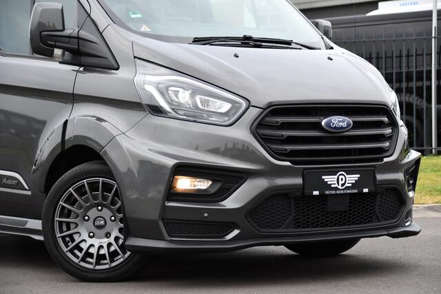 Ford TRANSIT CUSTOM 320 2.0 TDCI DC L2H1 MS-RT Adaptieve Cruise, Camera, 185PK, Carplay, Multimedia, Trekhaak, Automaat, 2 x Schuifdeur, UNIEK!